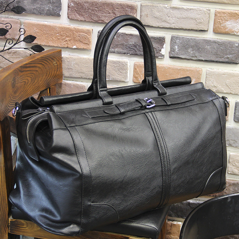 New travel bag, simple and versatile handbag, Korean style luggage bag, large capacity short-distance travel shoulder bag, fitness bag