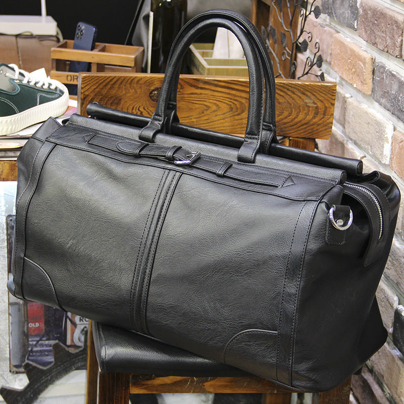 New travel bag, simple and versatile handbag, Korean style luggage bag, large capacity short-distance travel shoulder bag, fitness bag